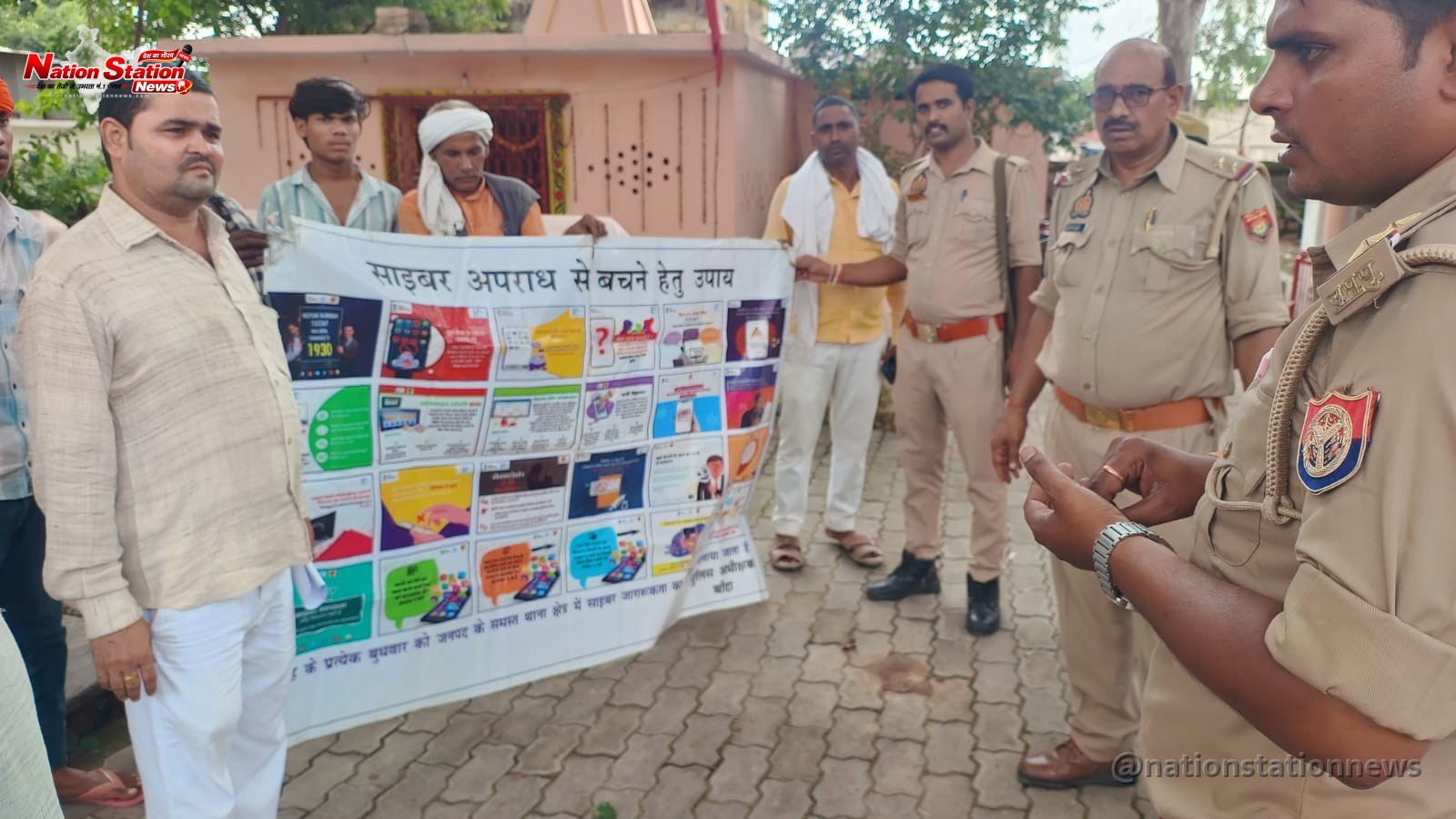 साइबर ठगी से बचाव को लेकर जनपदभर में चला जागरूकता अभियान